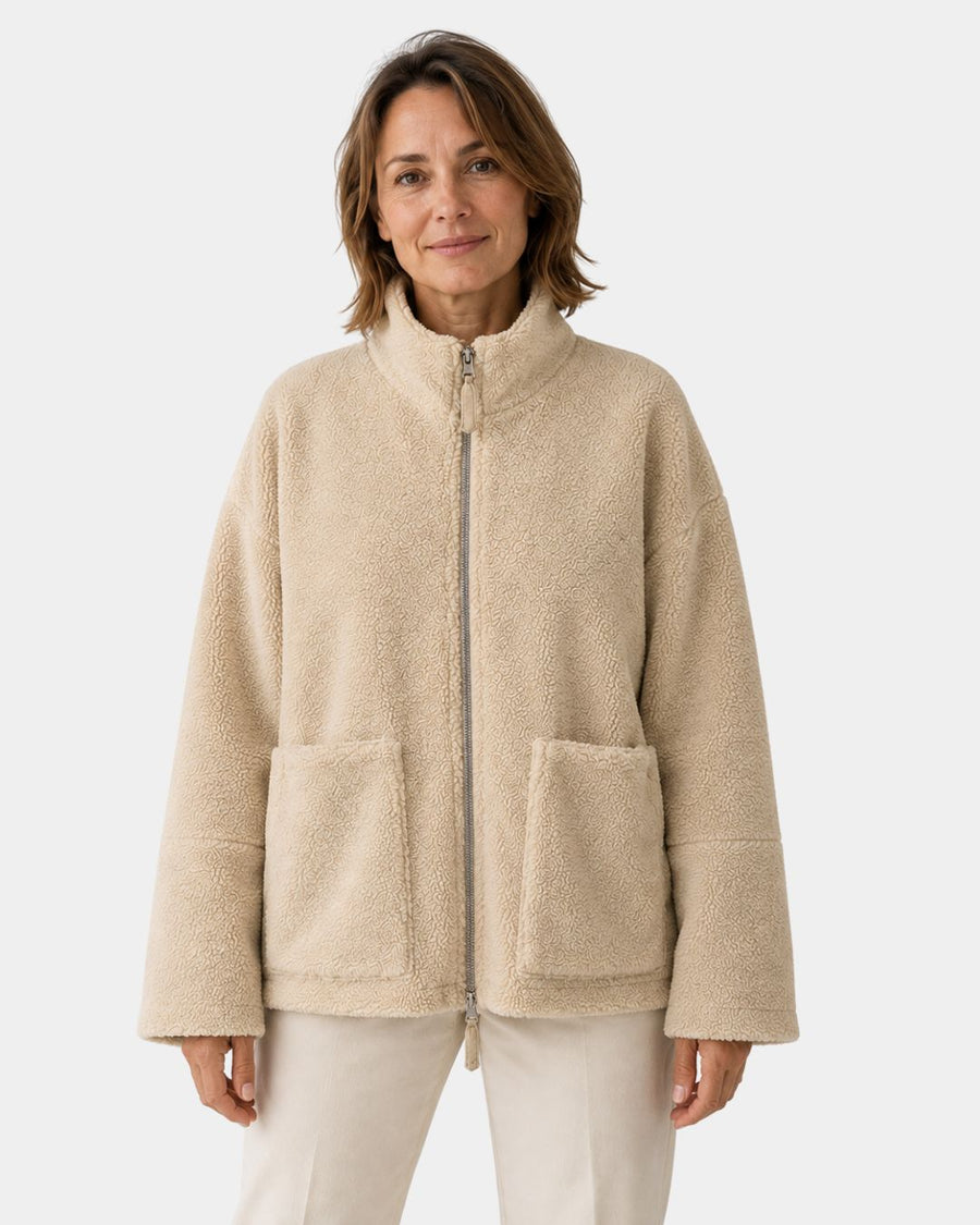 Aléanne | Veste chaude en laine synthétique