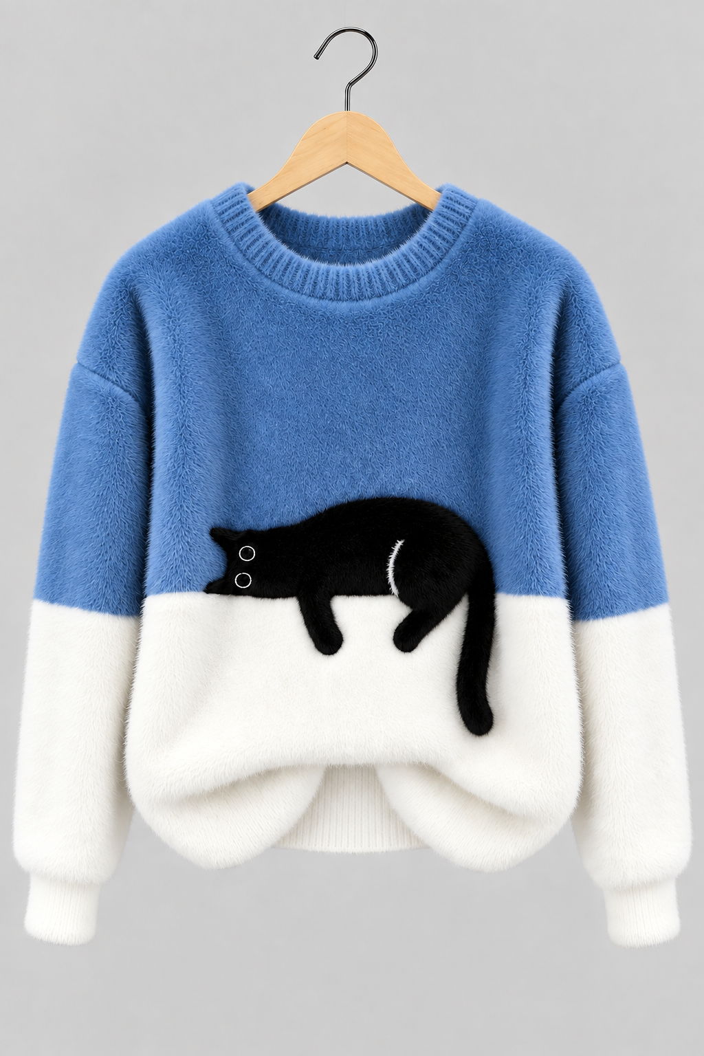 Clara | Pull Doux à Motif Chat