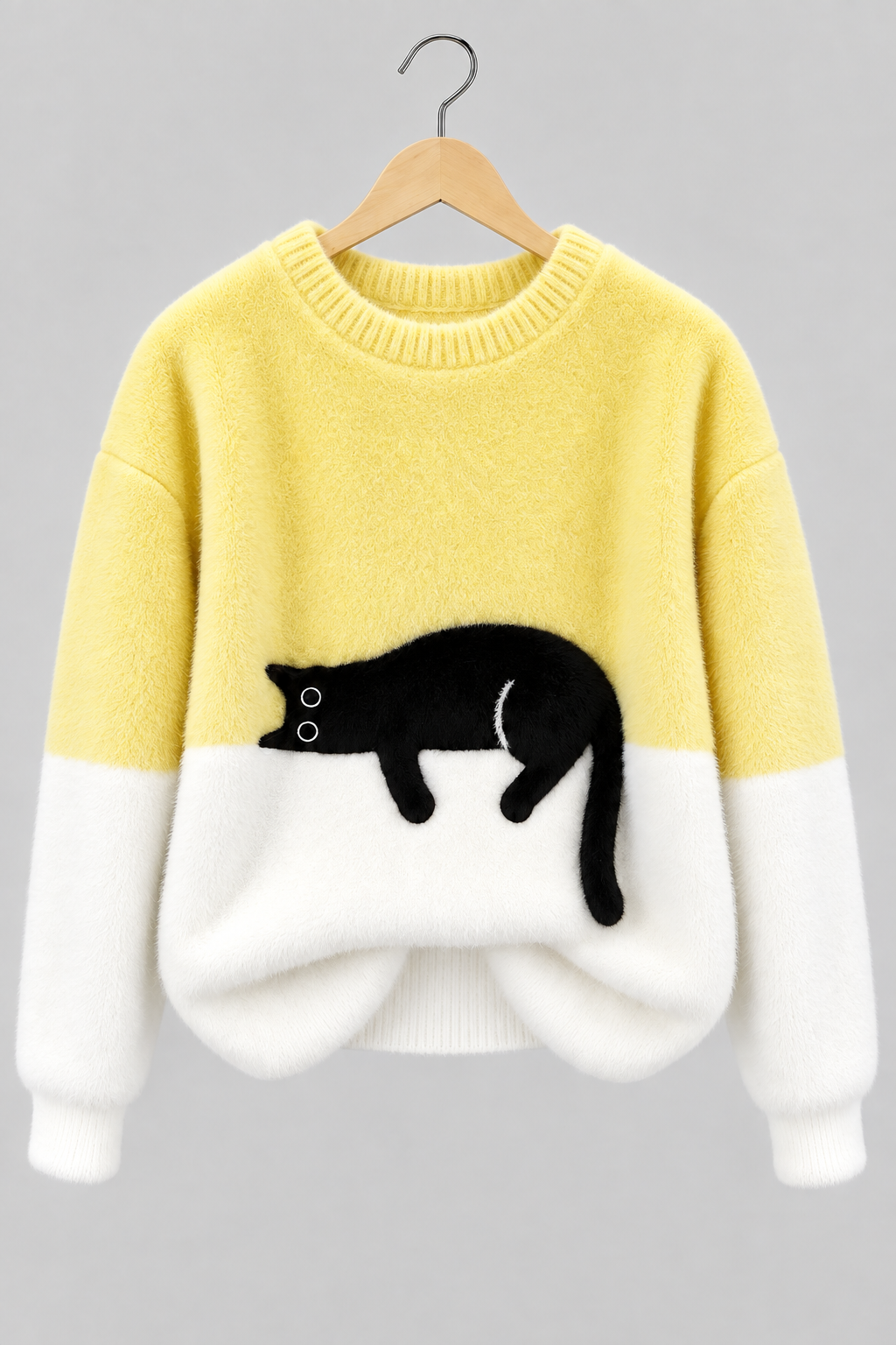 Clara | Pull Doux à Motif Chat