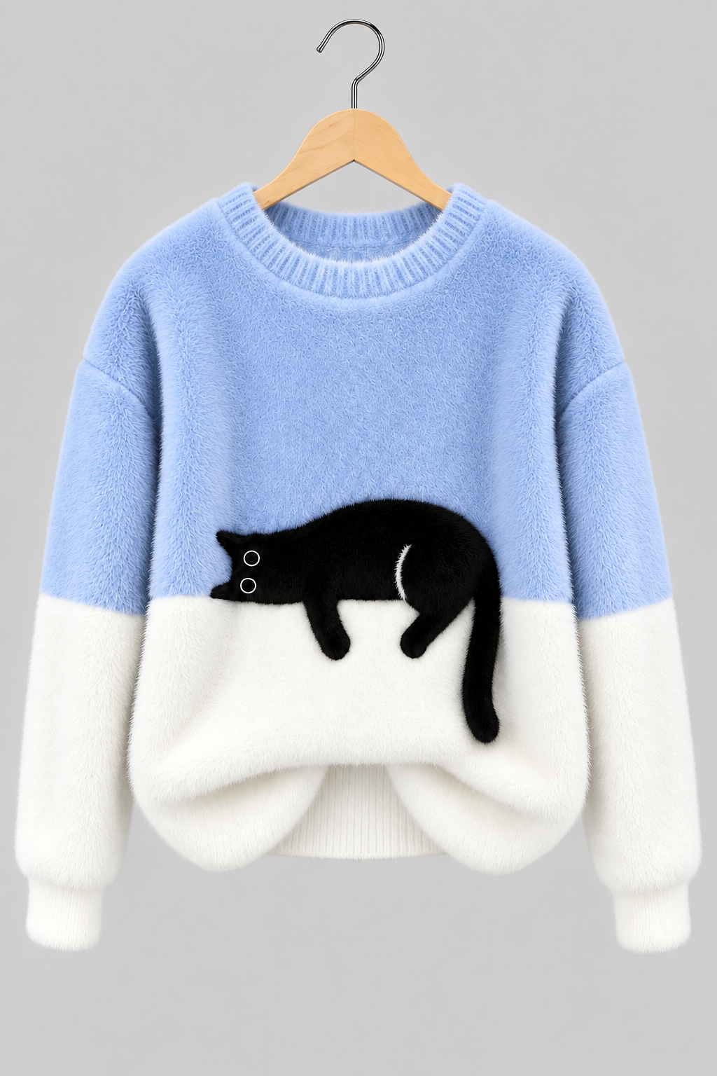 Clara | Pull Doux à Motif Chat