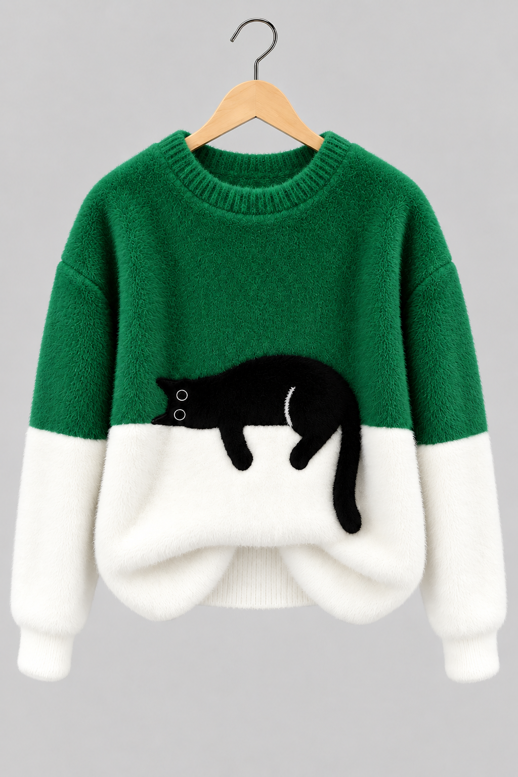 Clara | Pull Doux à Motif Chat