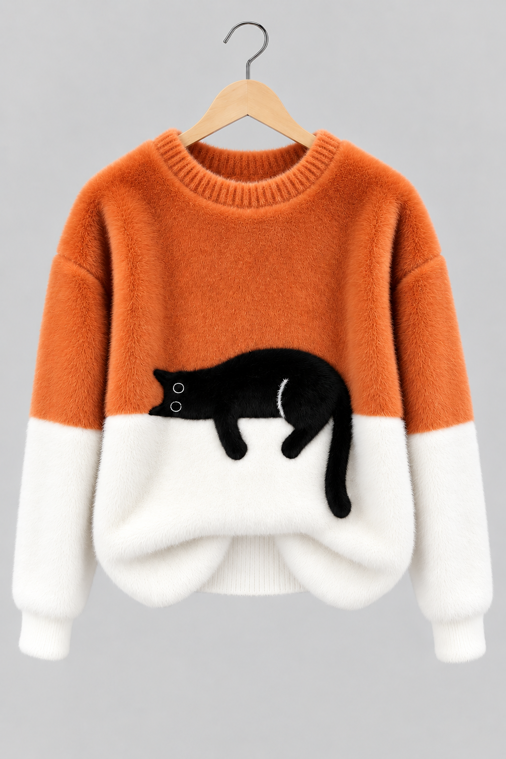 Clara | Pull Doux à Motif Chat