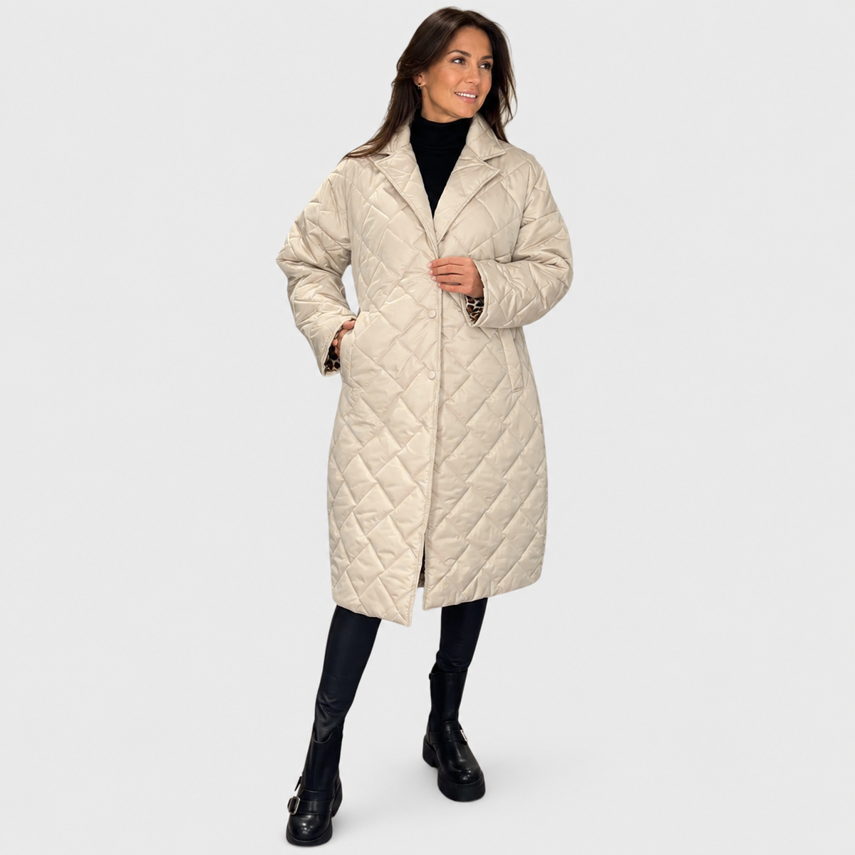 Manteau Matelassé Réversible Élégant | Style & Confort