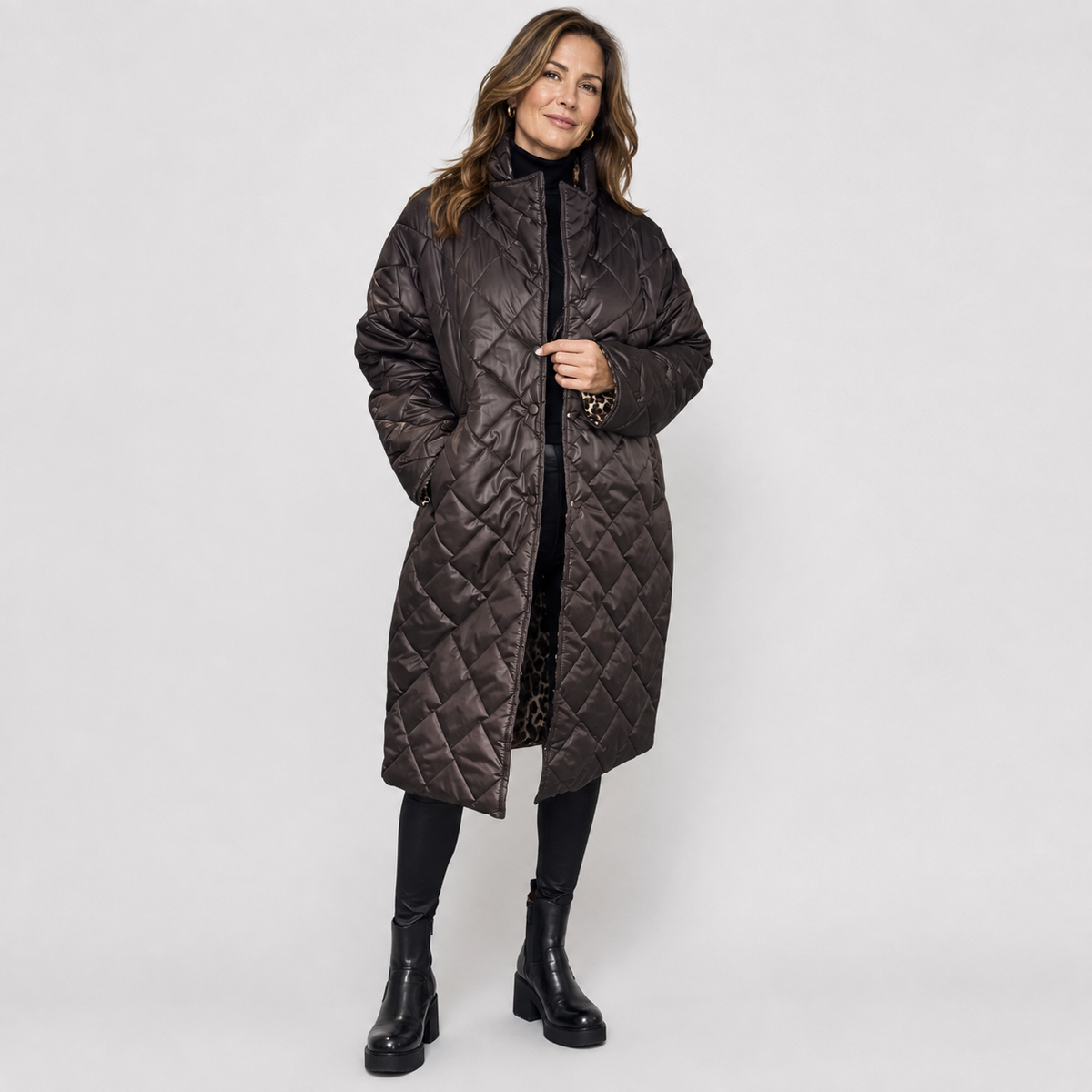 Manteau Matelassé Réversible Élégant | Style & Confort
