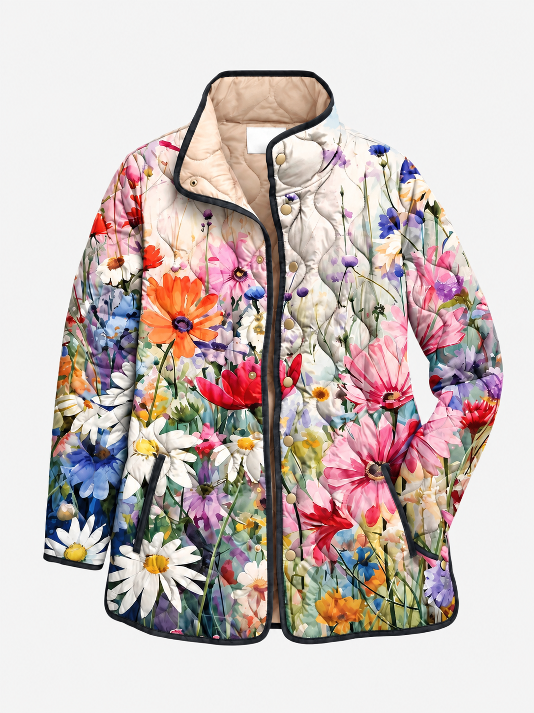Manon | Veste Matelassée Fleurs des Champs