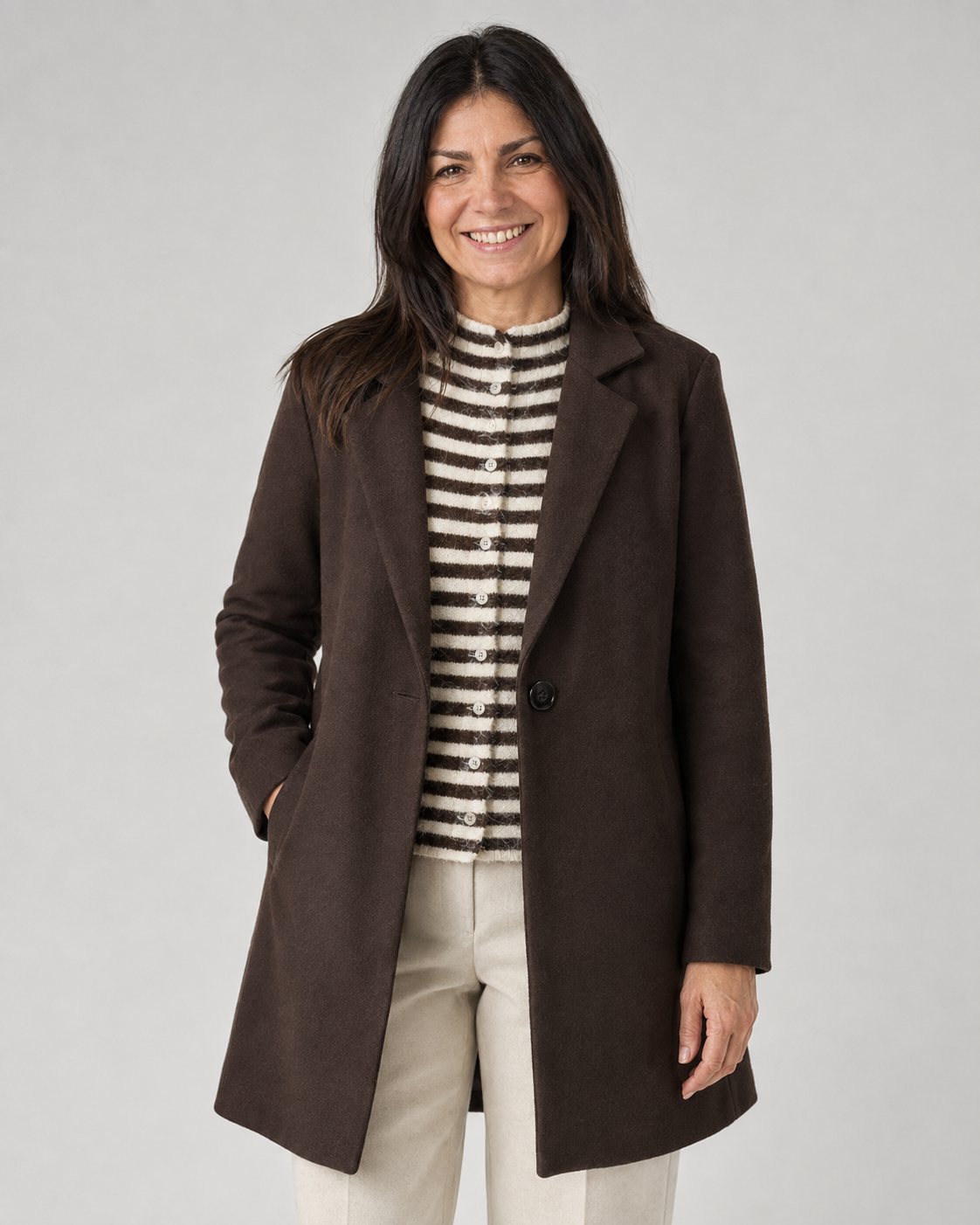 Louise│Manteau long élégant et intemporel