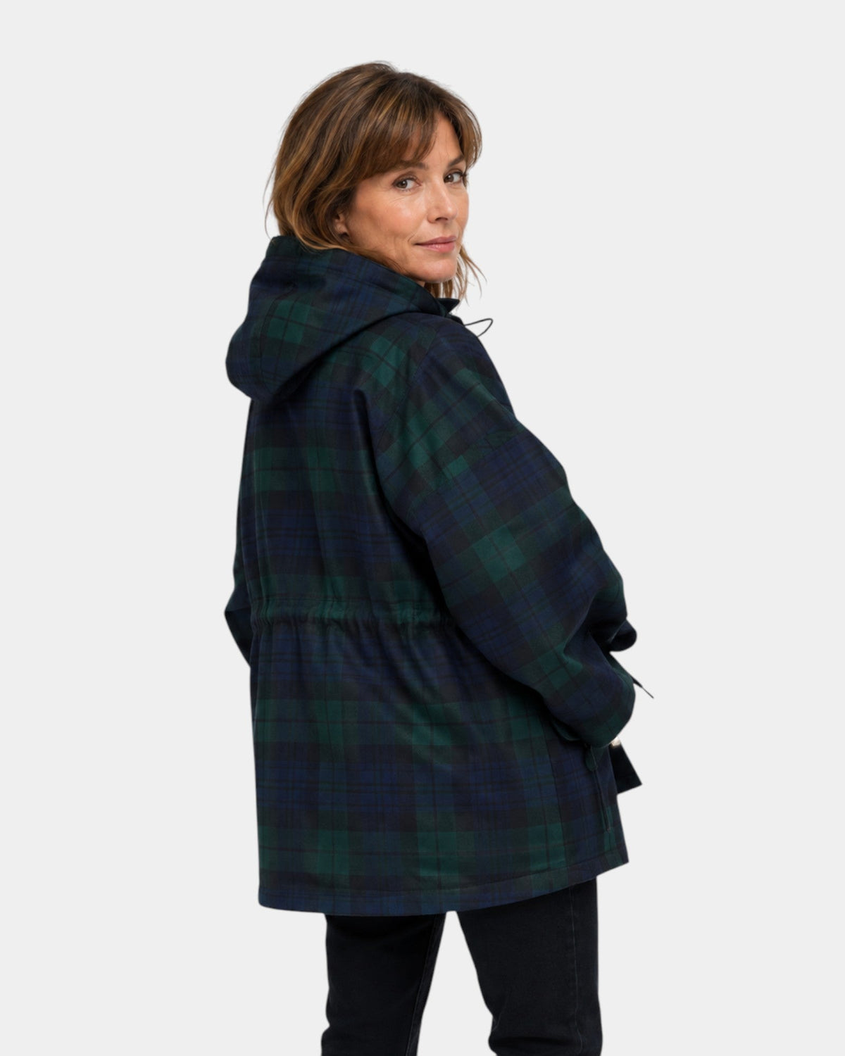 Galysse | Veste oversize à capuche à carreaux