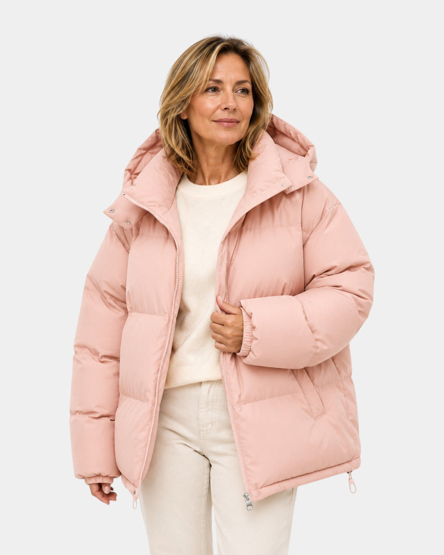 Louviane | Manteau d’hiver matelassé à capuche