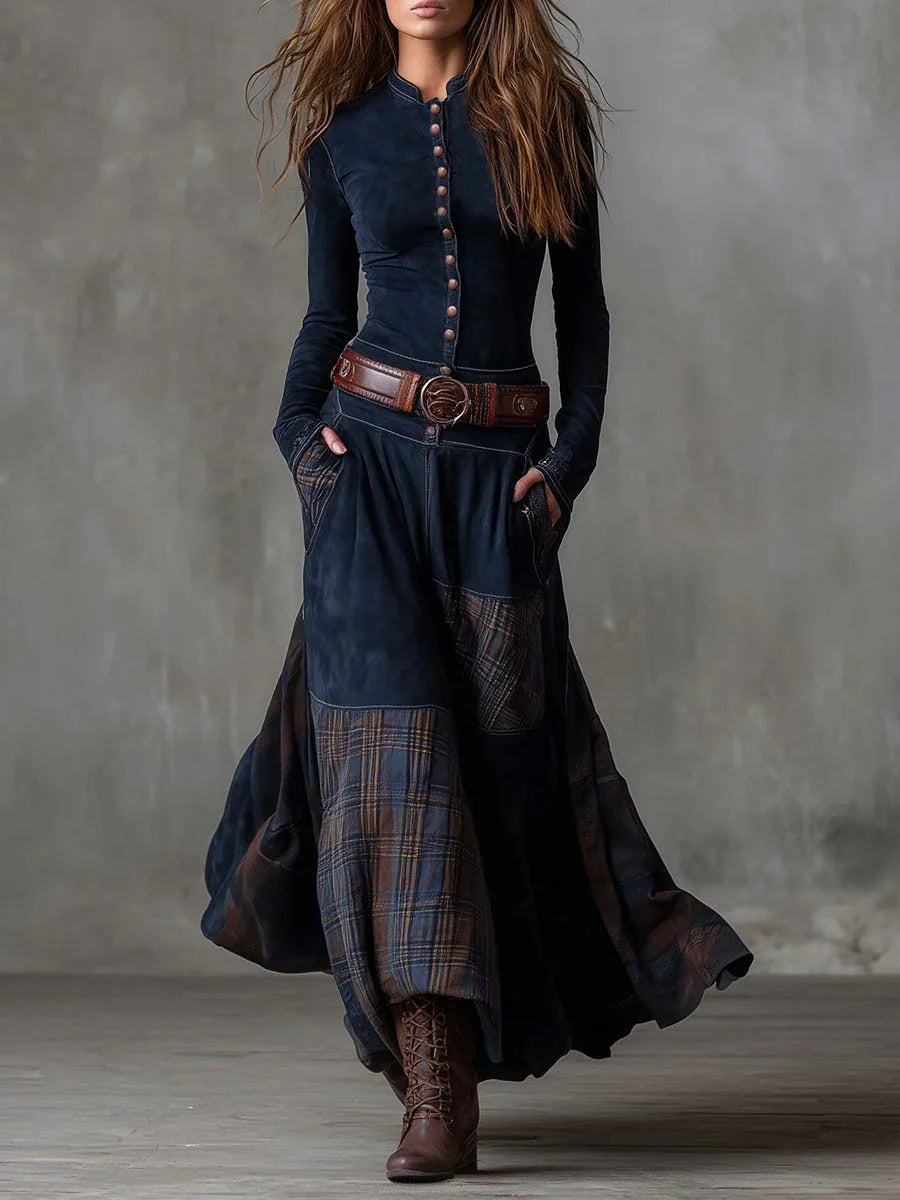 Leonora | Robe longue vintage