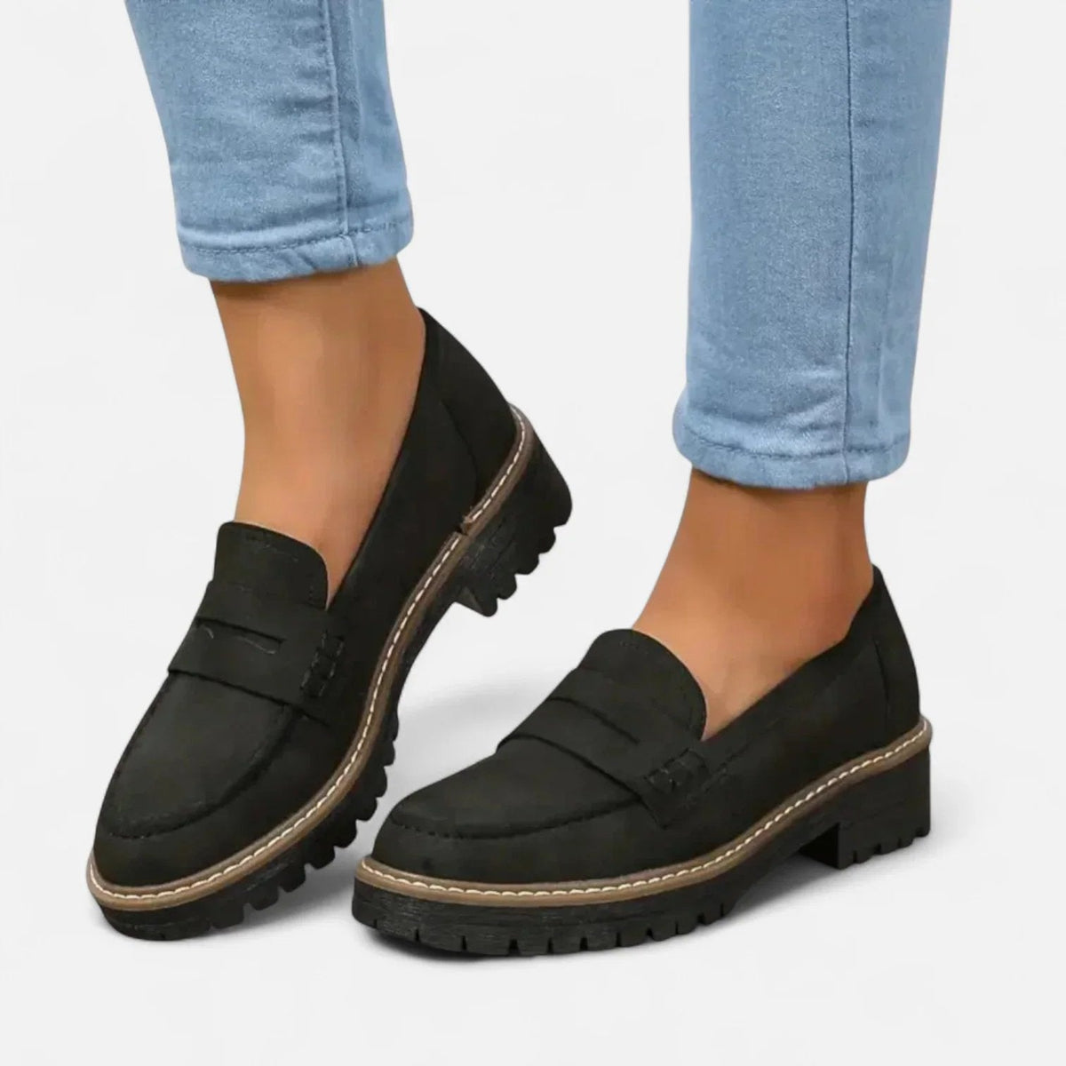Emilia™ – Mocassins Chunky à Talon Plat