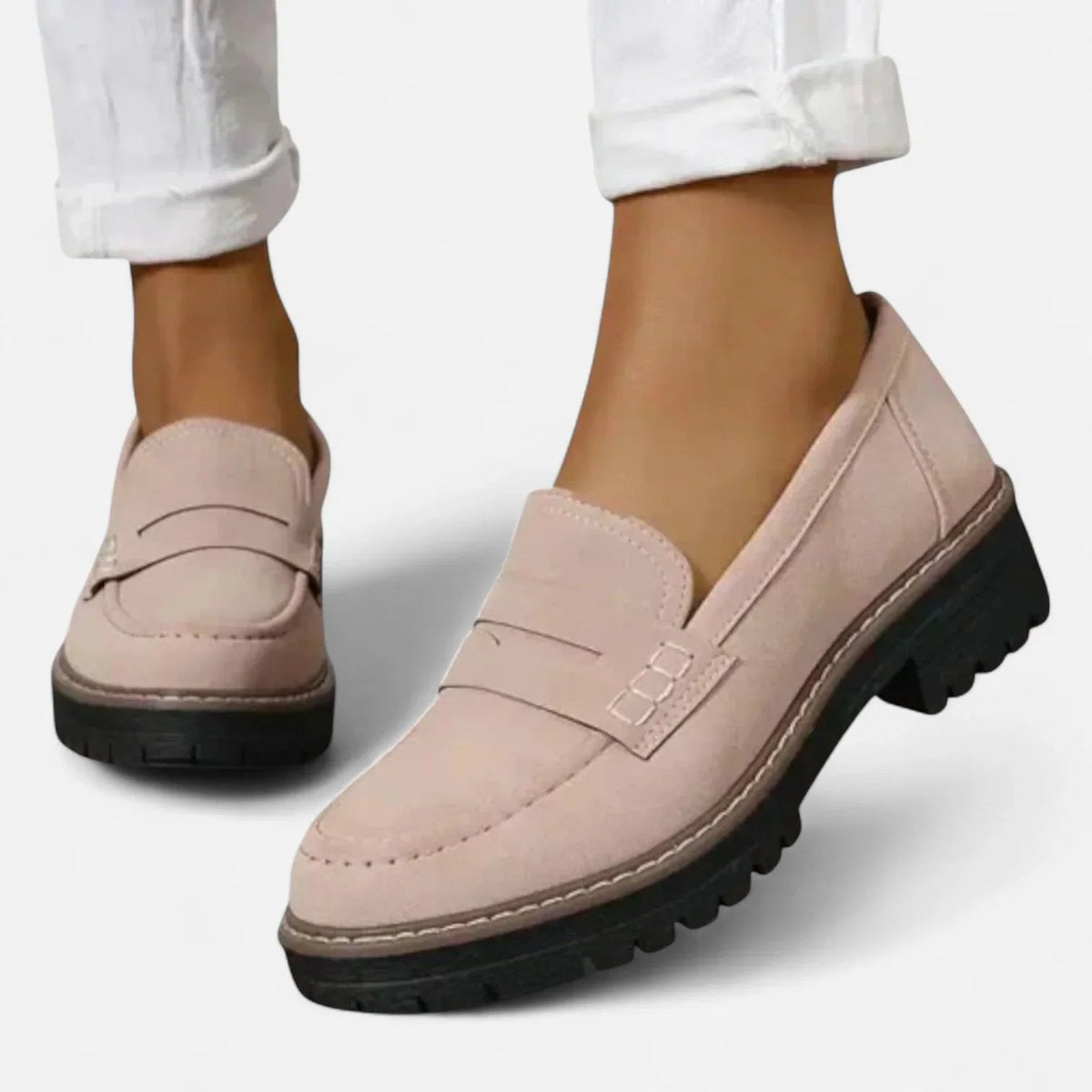 Emilia™ – Mocassins Chunky à Talon Plat