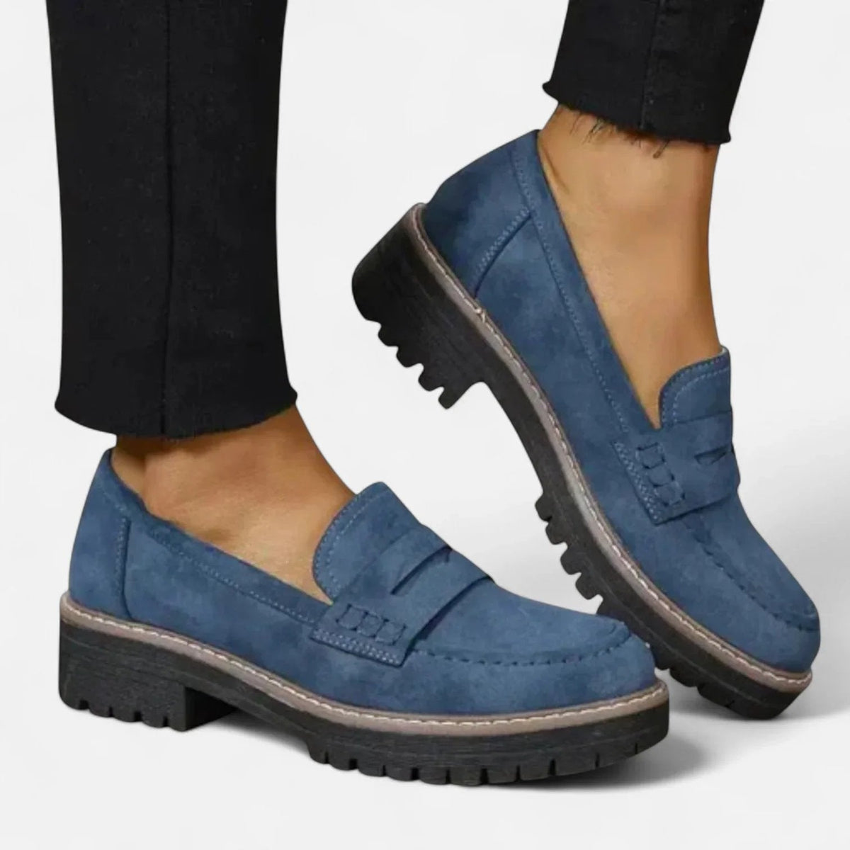 Emilia™ – Mocassins Chunky à Talon Plat