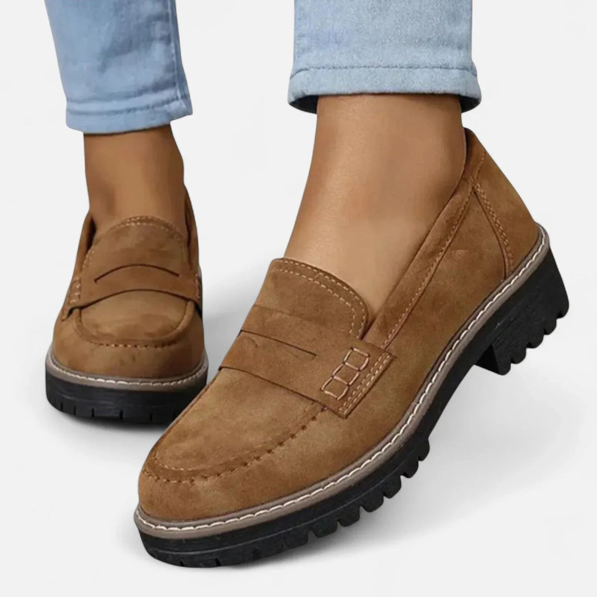 Emilia™ – Mocassins Chunky à Talon Plat