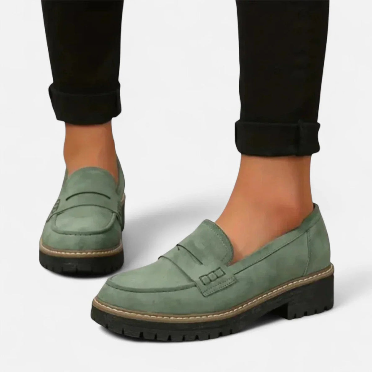 Emilia™ – Mocassins Chunky à Talon Plat