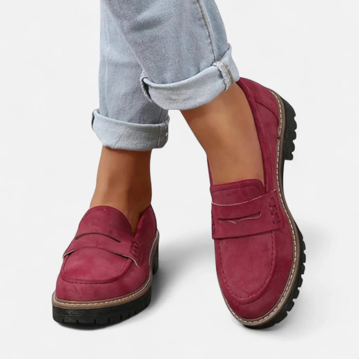 Emilia™ – Mocassins Chunky à Talon Plat